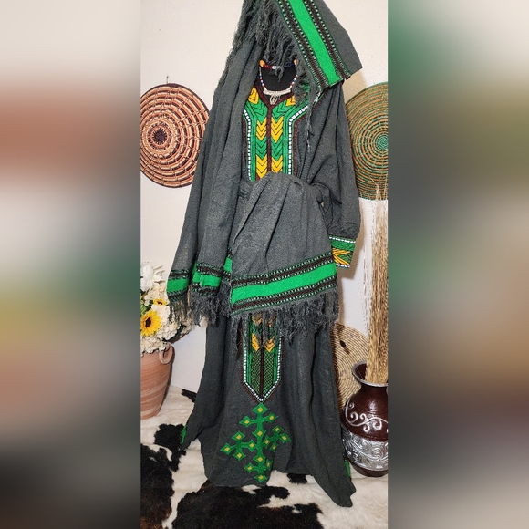 Ethiopian eritrean traditional dress wollo - Picture 3 of 5